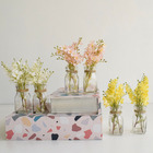 Kit Com 2 Arranjos De Mini Rosas No Vaso De Vidro | Formosinha